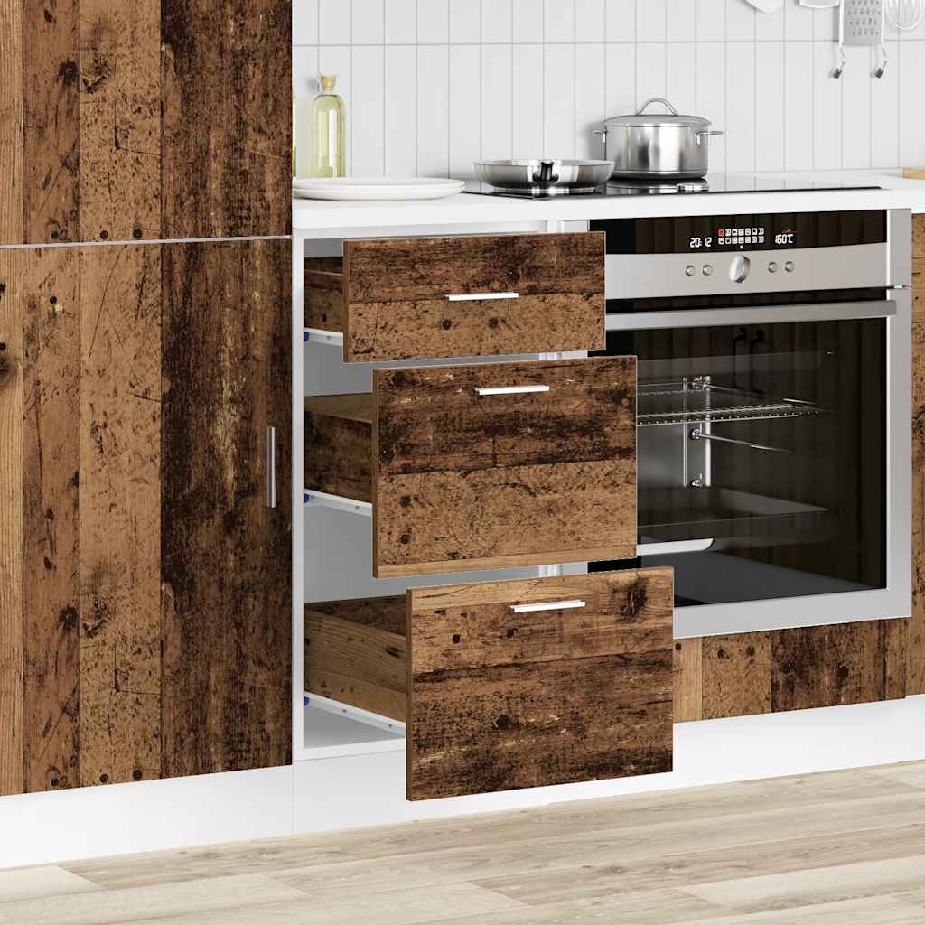 Bottom Cabinet Lyon Old Wood 40x46x81.5 cm Engineered Wood