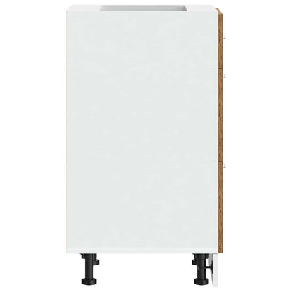 Bottom Cabinet Lyon Old Wood 40x46x81.5 cm Engineered Wood