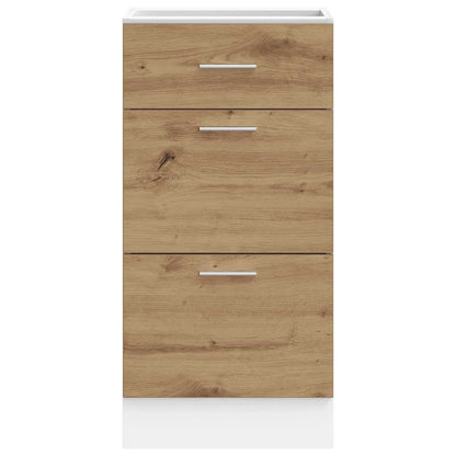 Bottom Cabinet Lyon Artisan Oak 40x46x81.5 cm Engineered Wood