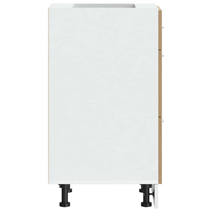 Bottom Cabinet Lyon Artisan Oak 40x46x81.5 cm Engineered Wood