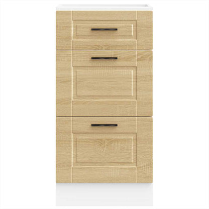 Kitchen Base Cabinet Porto Sonoma Oak Engineered Wood