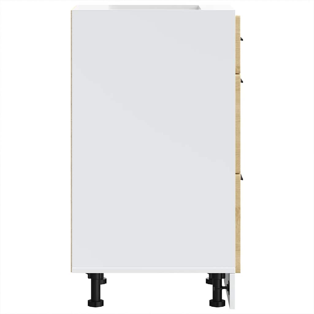 Kitchen Base Cabinet Porto Sonoma Oak Engineered Wood