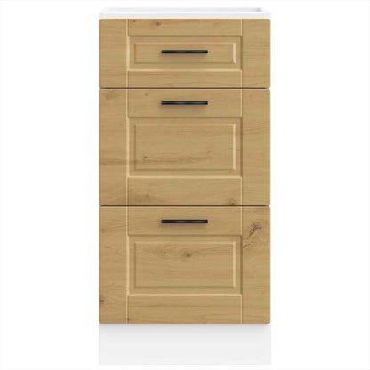Kitchen Base Cabinet Porto Artisan Oak Engineered Wood
