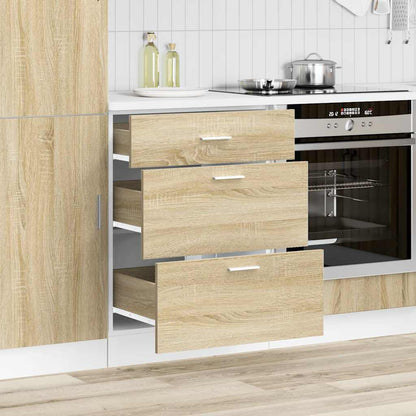 Kitchen Base Cabinet Lyon Sonoma Oak Engineered Wood