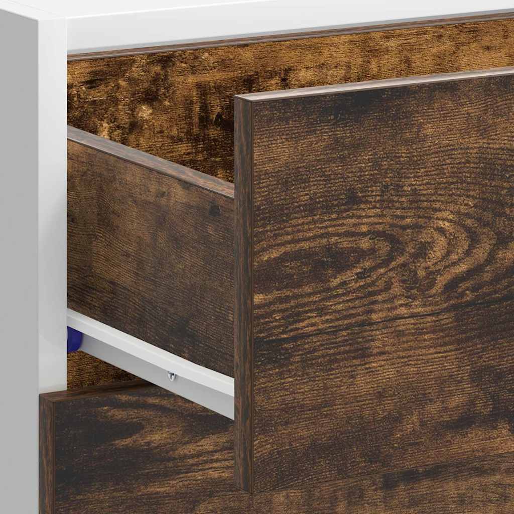 Kitchen Base Cabinet Lyon Smoked Oak Engineered Wood