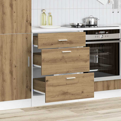 Kitchen Base Cabinet Lyon Artisan Oak Engineered Wood