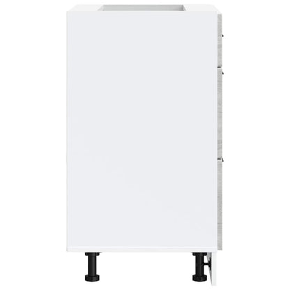 Kitchen Base Cabinet Porto Grey Sonoma Engineered Wood