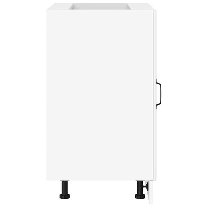 Kitchen Base Cabinet Lyon White Engineered Wood