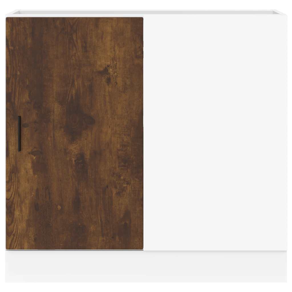 Kitchen Base Cabinet Lyon Smoked Oak Engineered Wood