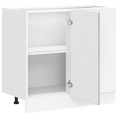 Kitchen Base Cabinet Lyon Grey Sonoma Engineered Wood