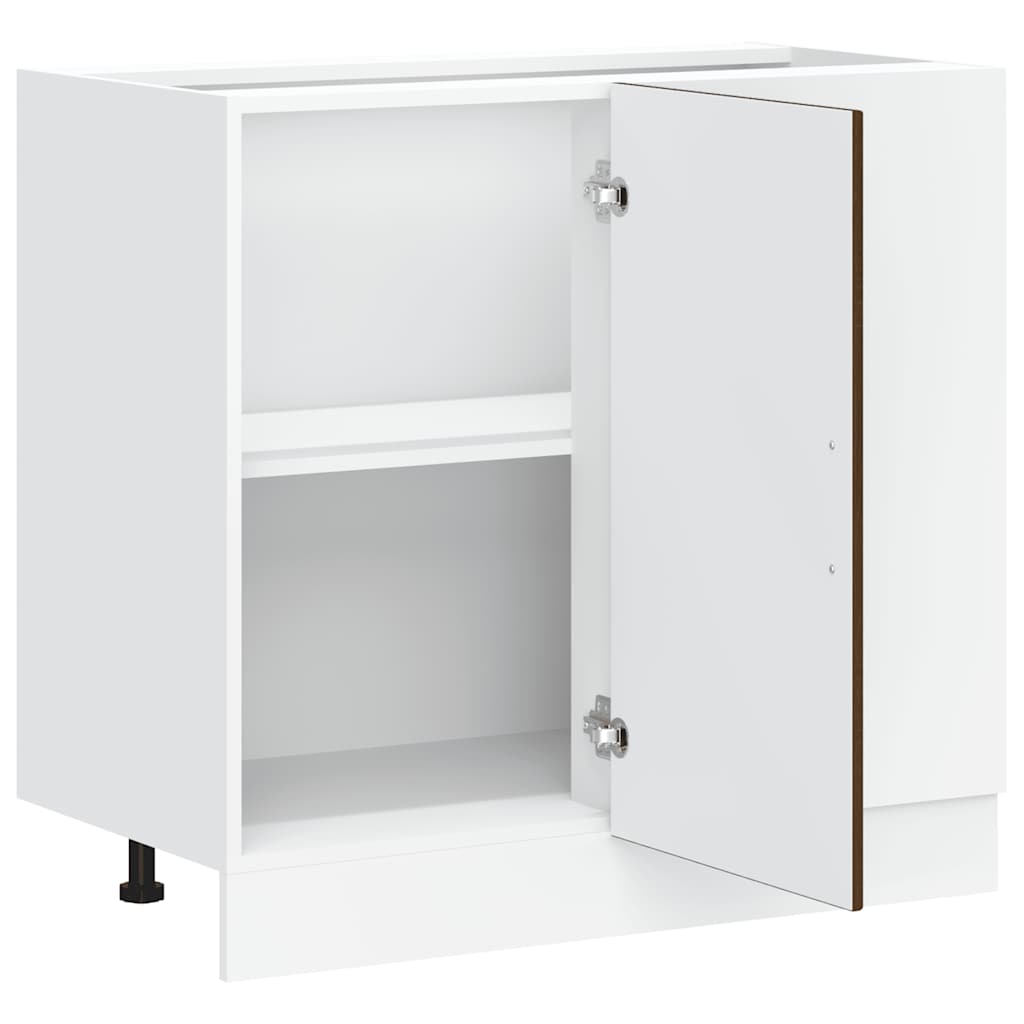 Kitchen Base Cabinet Lyon Brown Oak Engineered Wood
