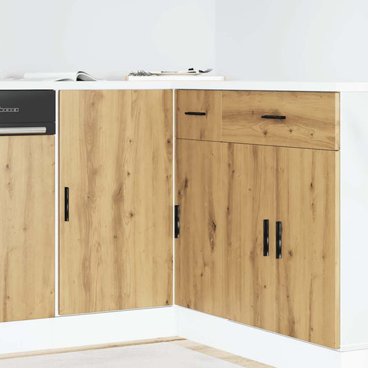 Kitchen Base Cabinet Lyon Artisan Oak Engineered Wood