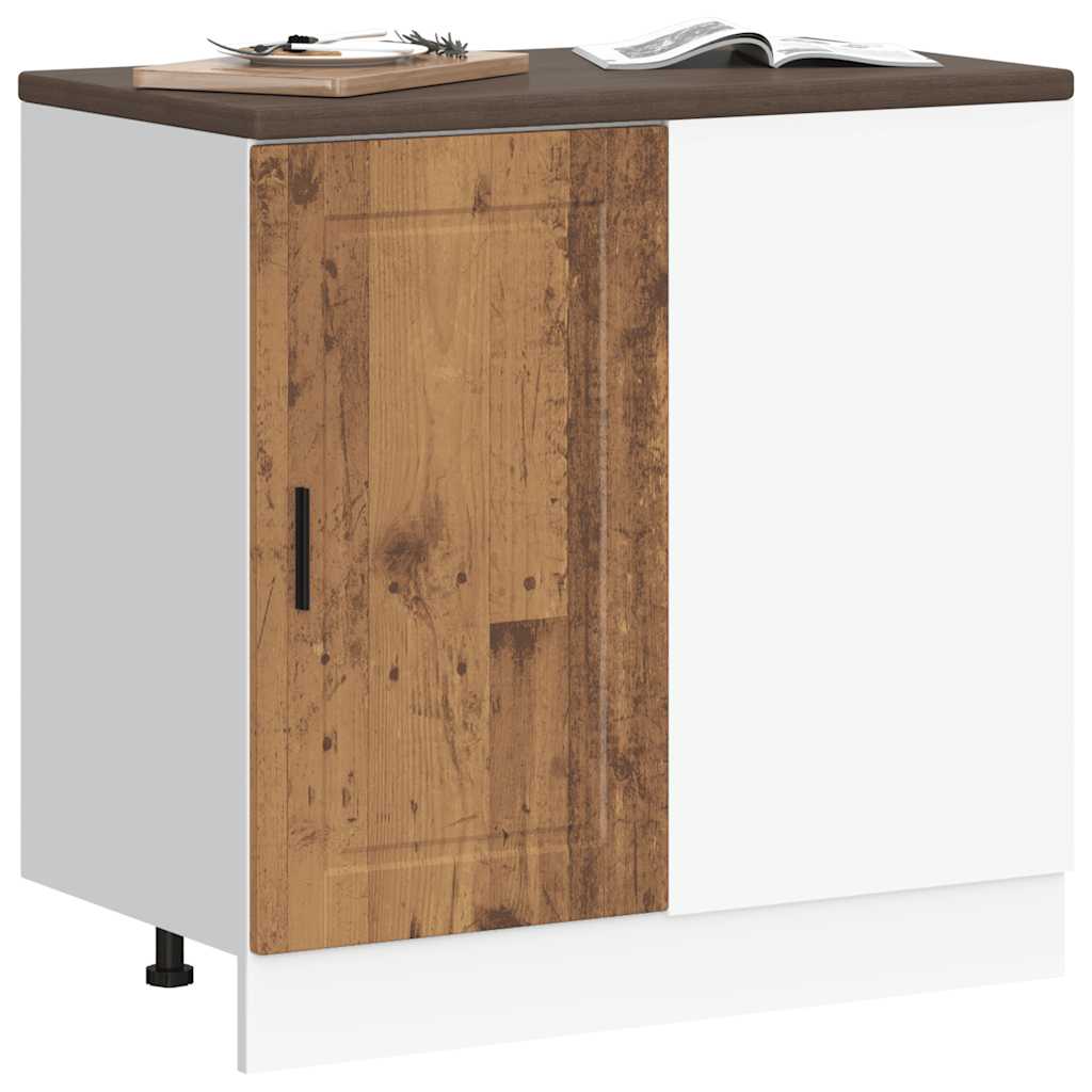 Kitchen Base Cabinet Porto Old Wood Engineered Wood