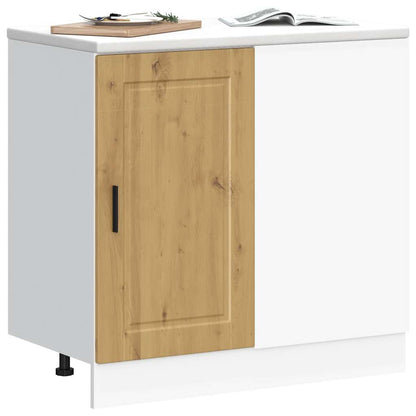 Kitchen Base Cabinet Porto Artisan Oak Engineered Wood