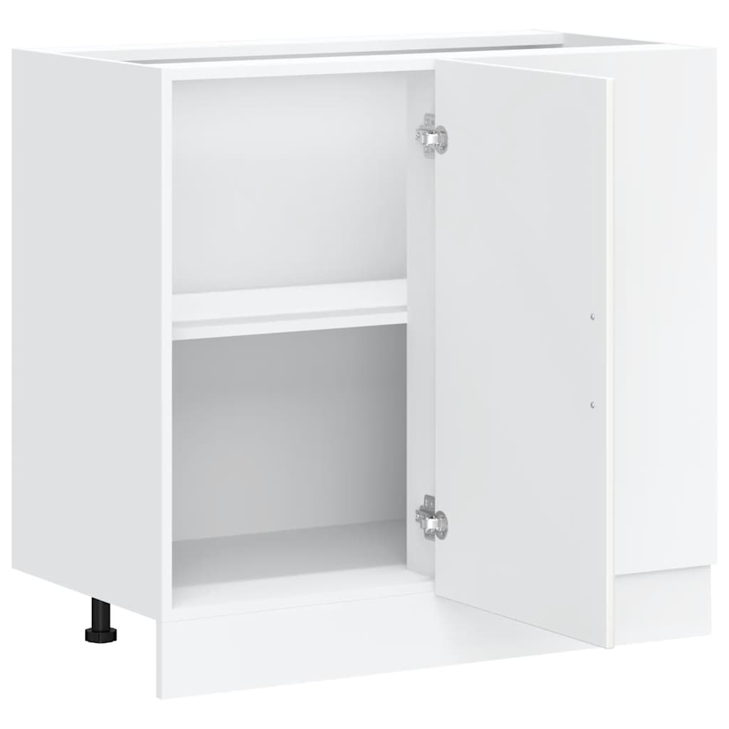 Kitchen Base Cabinet Lucca White Engineered Wood