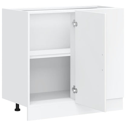 Kitchen Base Cabinet Lucca White Engineered Wood