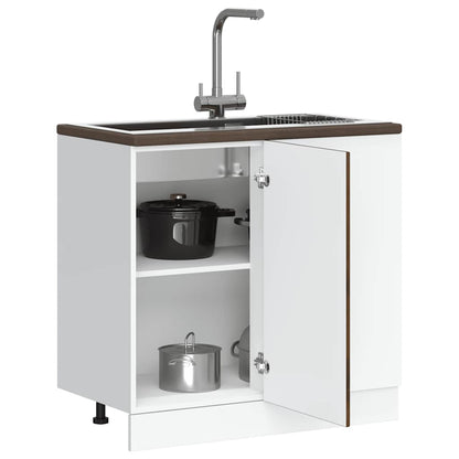 Kitchen Base Cabinet Lucca Smoked Oak Engineered Wood