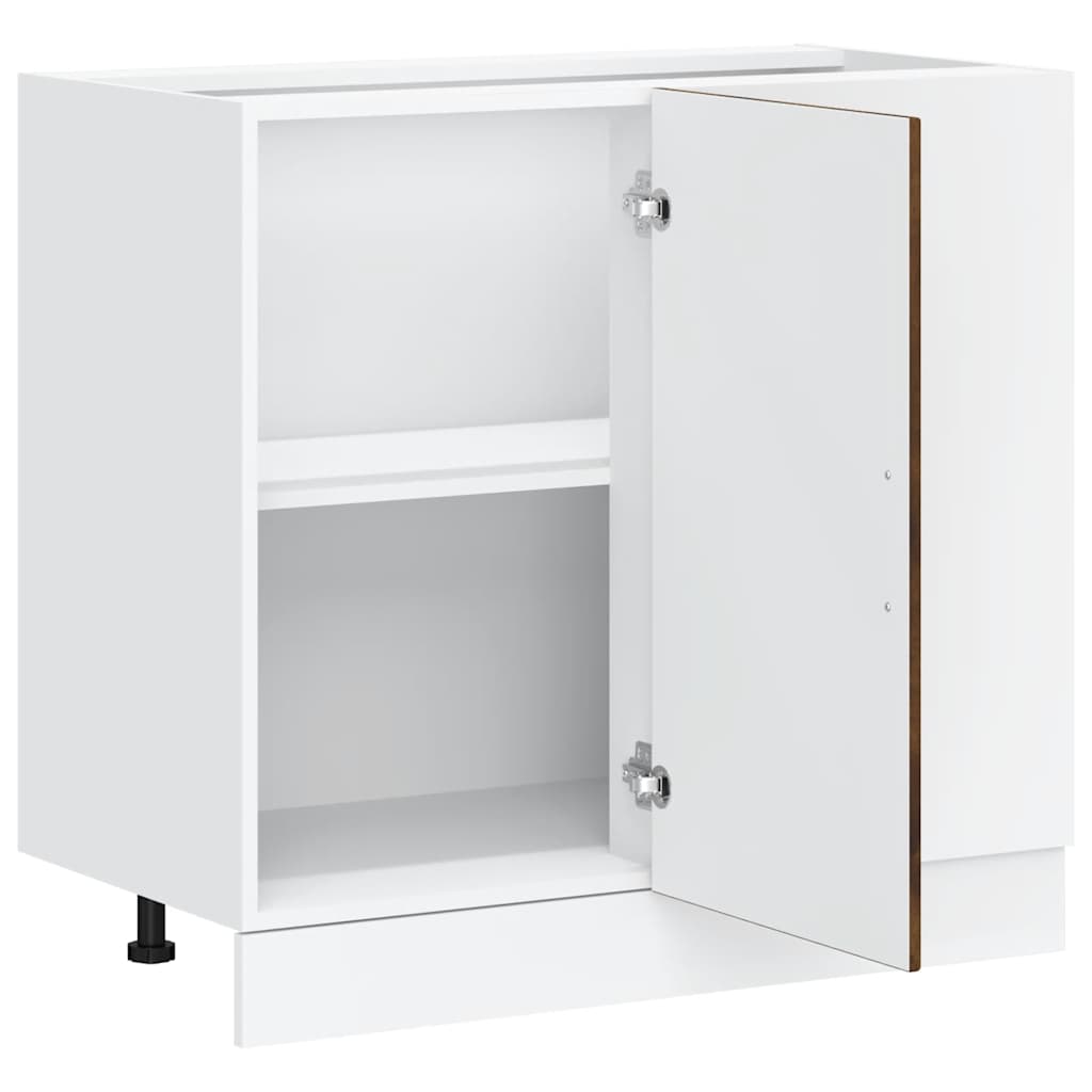 Kitchen Base Cabinet Lucca Smoked Oak Engineered Wood