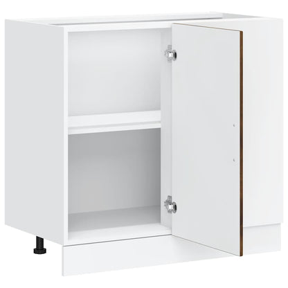 Kitchen Base Cabinet Lucca Smoked Oak Engineered Wood