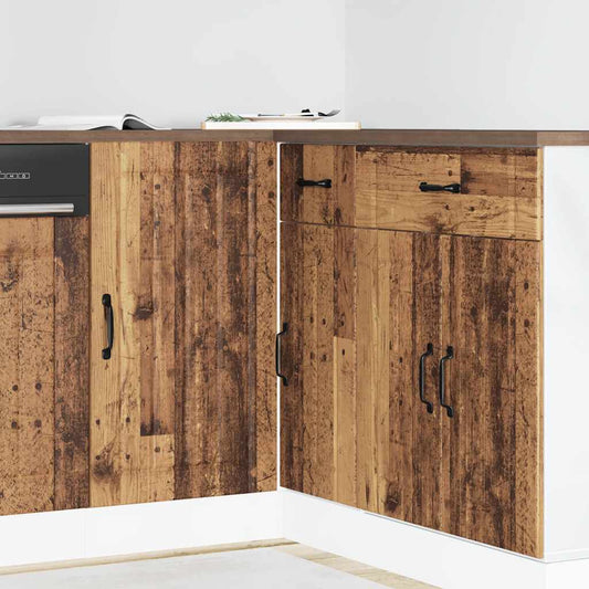 Kitchen Base Cabinet Lucca Old Wood Engineered Wood