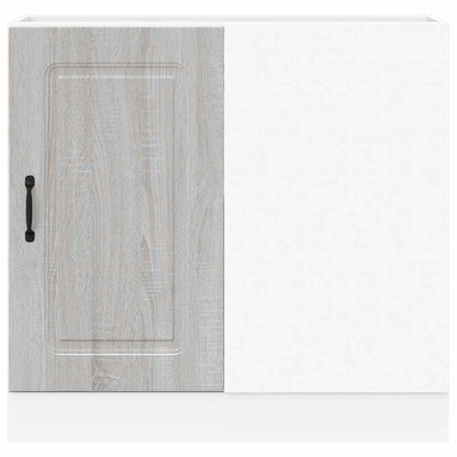 Kitchen Base Cabinet Kalmar Grey Sonoma Engineered Wood