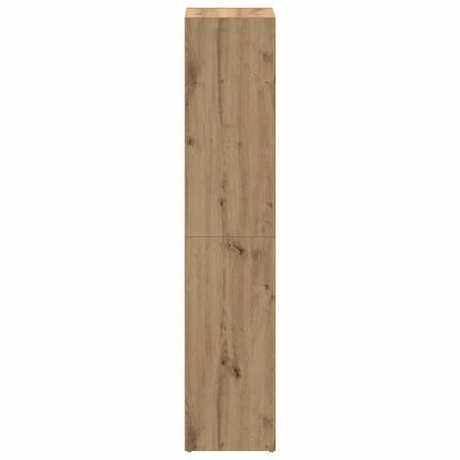 Book Cabinet Artisan Oak 66x30x130 cm Engineered Wood