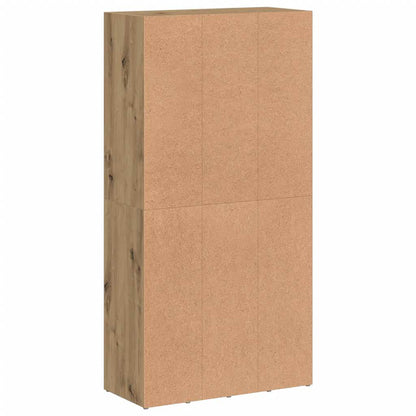 Book Cabinet Artisan Oak 66x30x130 cm Engineered Wood