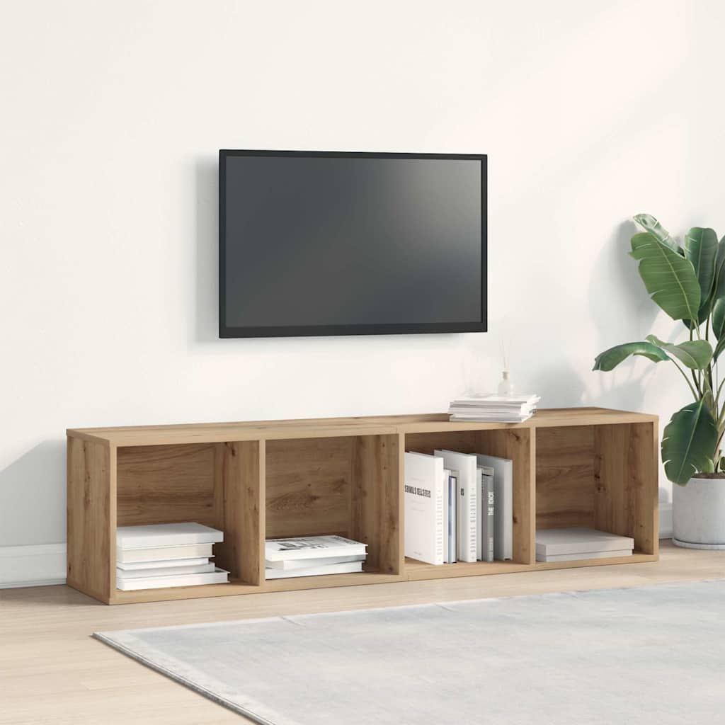 Book Cabinet/TV Cabinet Old Wood 36x30x143cm Engineered Wood