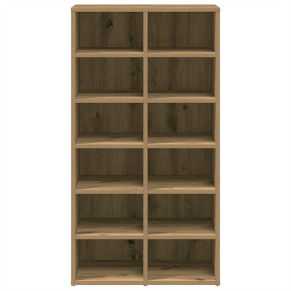 Shoe Rack Artisan Oak 54x34x100.5 cm Engineered Wood