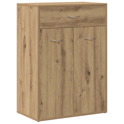 Shoe Cabinet Artisan Oak 60x35x84 cm Engineered Wood