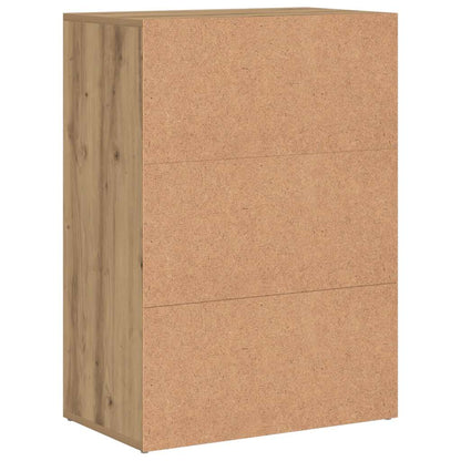 Shoe Cabinet Artisan Oak 60x35x84 cm Engineered Wood