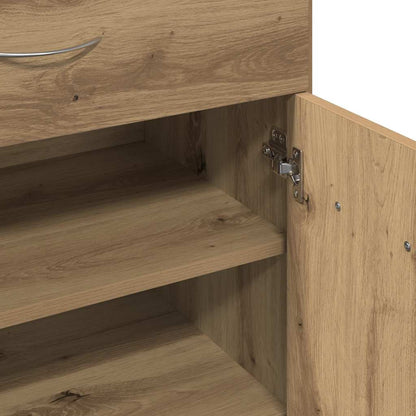 Shoe Cabinet Artisan Oak 60x35x84 cm Engineered Wood