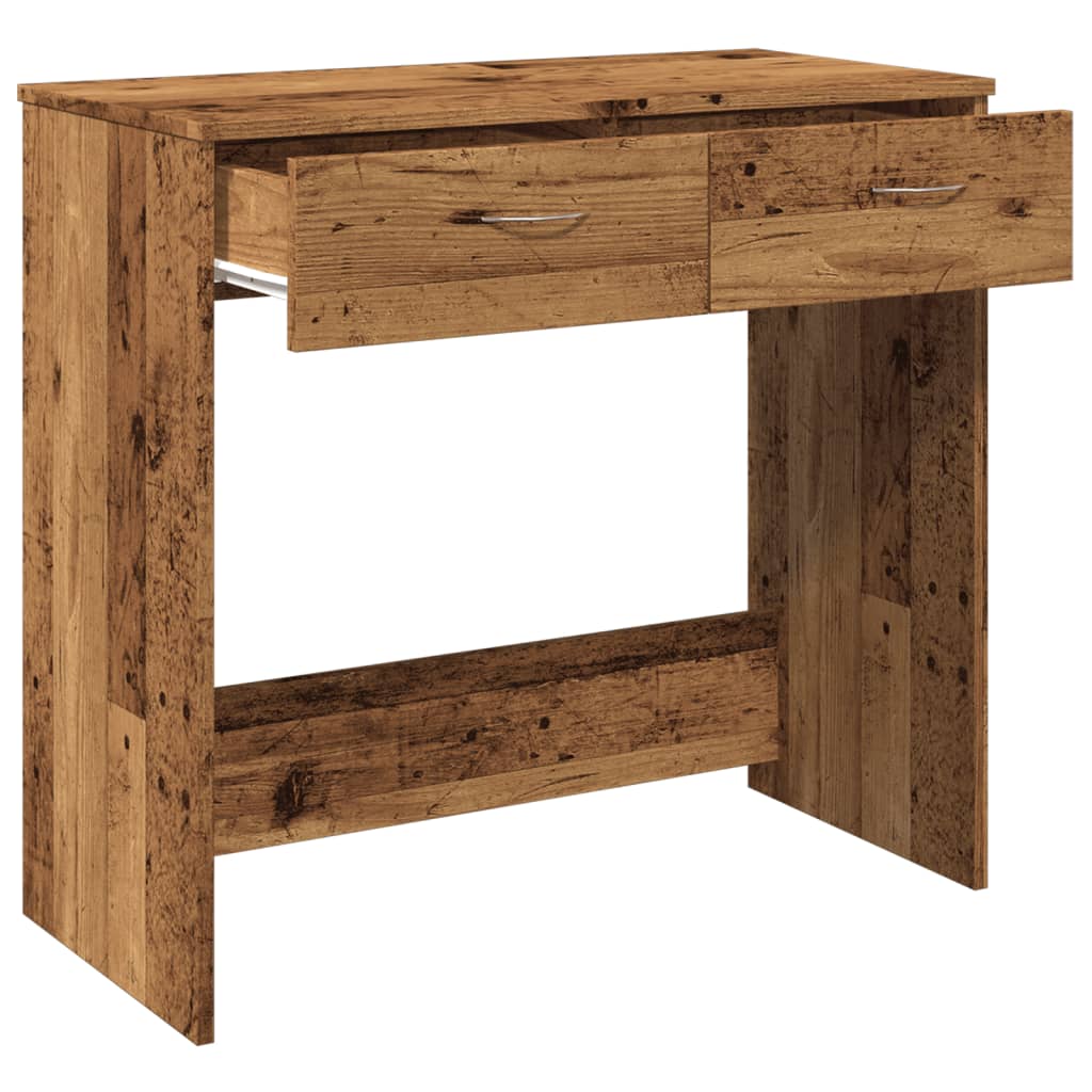 Desk Old Wood 80x40x75 cm Engineered Wood