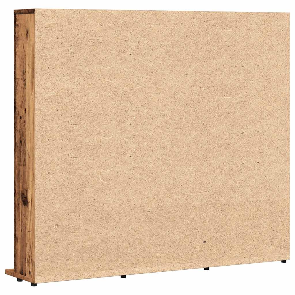 CD Cabinet Old Wood 100x23x89.5 cm Engineered Wood