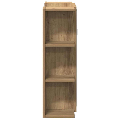 Bathroom Mirror Cabinet Artisan Oak 80x20.5x64 cm Engineered Wood