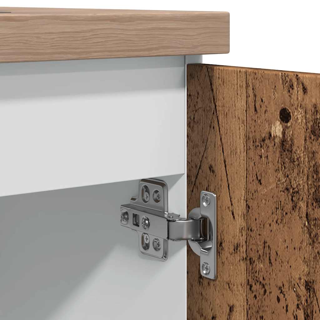 Sink Bottom Cabinet Lyon Old Wood 80x46x81.5 cm Engineered Wood