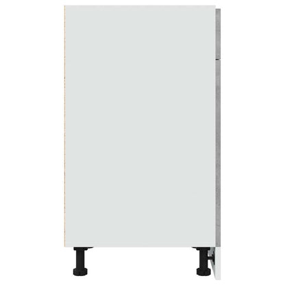Drawer Bottom Cabinet Lyon Concrete Grey 40x46x81.5 cm Engineered Wood
