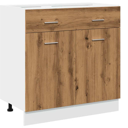 Drawer Bottom Cabinet Lyon Artisan Oak 80x46x81.5 cm Engineered Wood