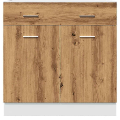 Drawer Bottom Cabinet Lyon Artisan Oak 80x46x81.5 cm Engineered Wood