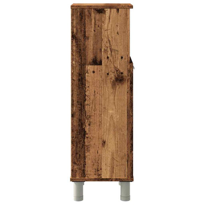 Bathroom Cabinet Old Wood 30x30x95 cm Engineered Wood