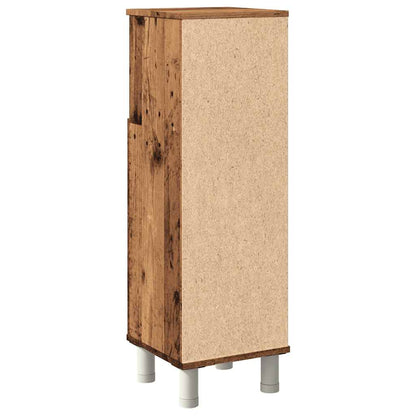 Bathroom Cabinet Old Wood 30x30x95 cm Engineered Wood