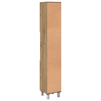 Bathroom Cabinet Artisan Oak 30x30x179 cm Engineered Wood