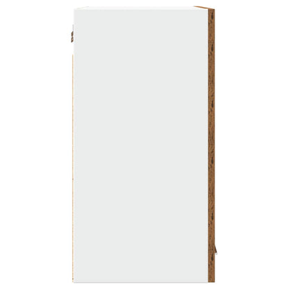 Kitchen Wall Cabinet Lyon with Glass Door Old Wood 60x31x60 cm