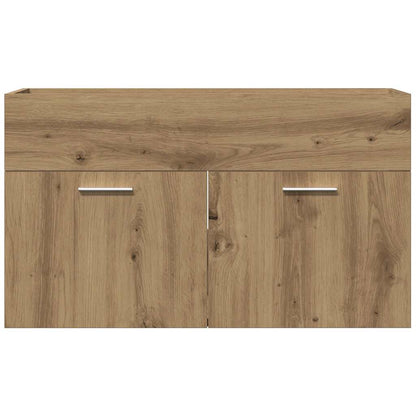 Bathroom Sink Cabinet Artisan Oak 80x38.5x46 cm Engineered Wood