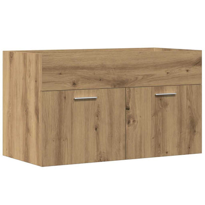 Bathroom Sink Cabinet Artisan Oak 90x38.5x46 cm Engineered Wood
