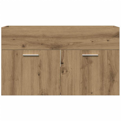Bathroom Sink Cabinet Artisan Oak 90x38.5x46 cm Engineered Wood