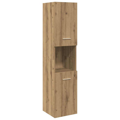 Bathroom Hanging Cabinet Artisian Oak 30x30x130 cm Engineered Wood