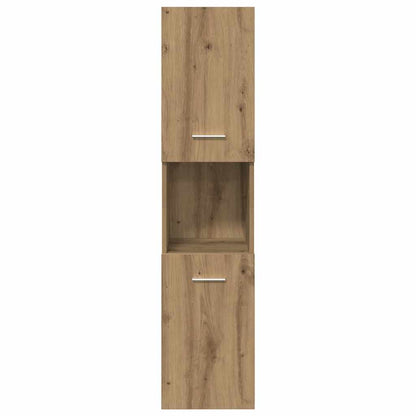Bathroom Hanging Cabinet Artisian Oak 30x30x130 cm Engineered Wood