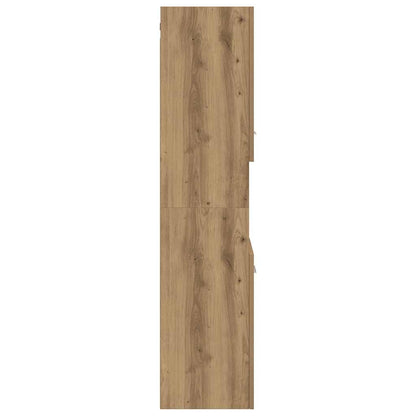 Bathroom Hanging Cabinet Artisian Oak 30x30x130 cm Engineered Wood