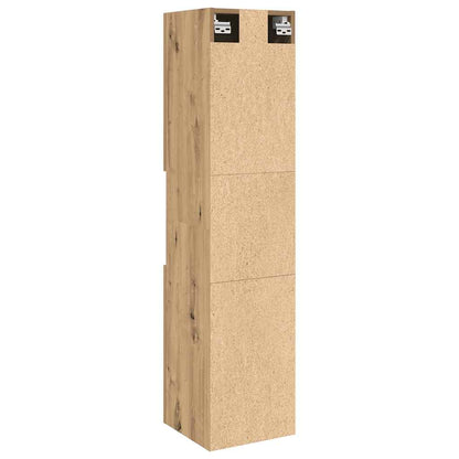 Bathroom Hanging Cabinet Artisian Oak 30x30x130 cm Engineered Wood